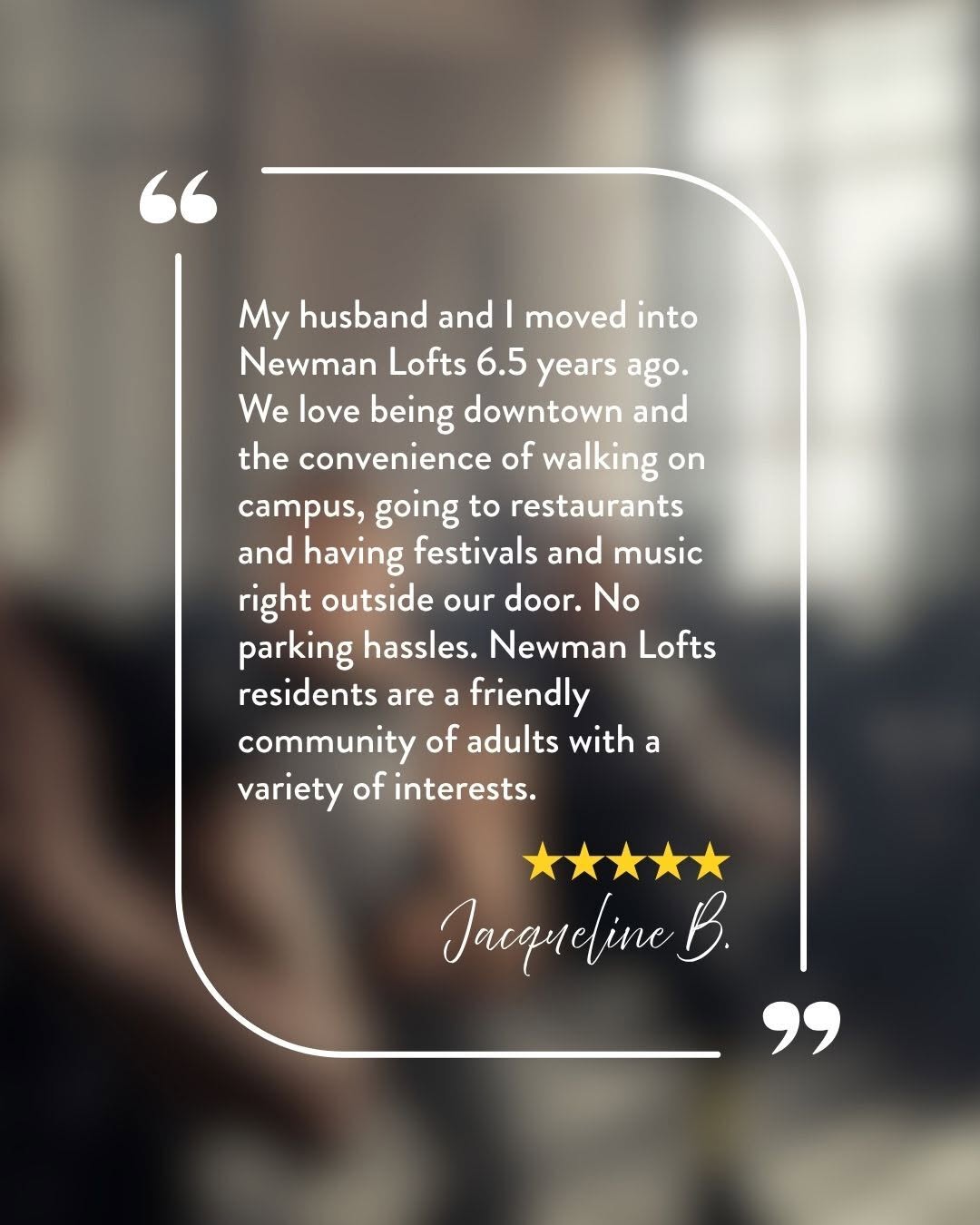 Resident Review Spotlight! Nothing makes us happier than hea…