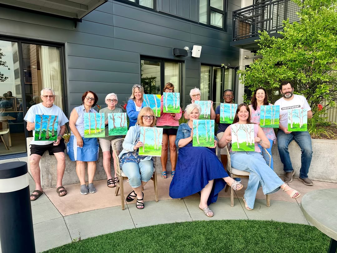 Our residents spent the afternoon enjoying great company, la…