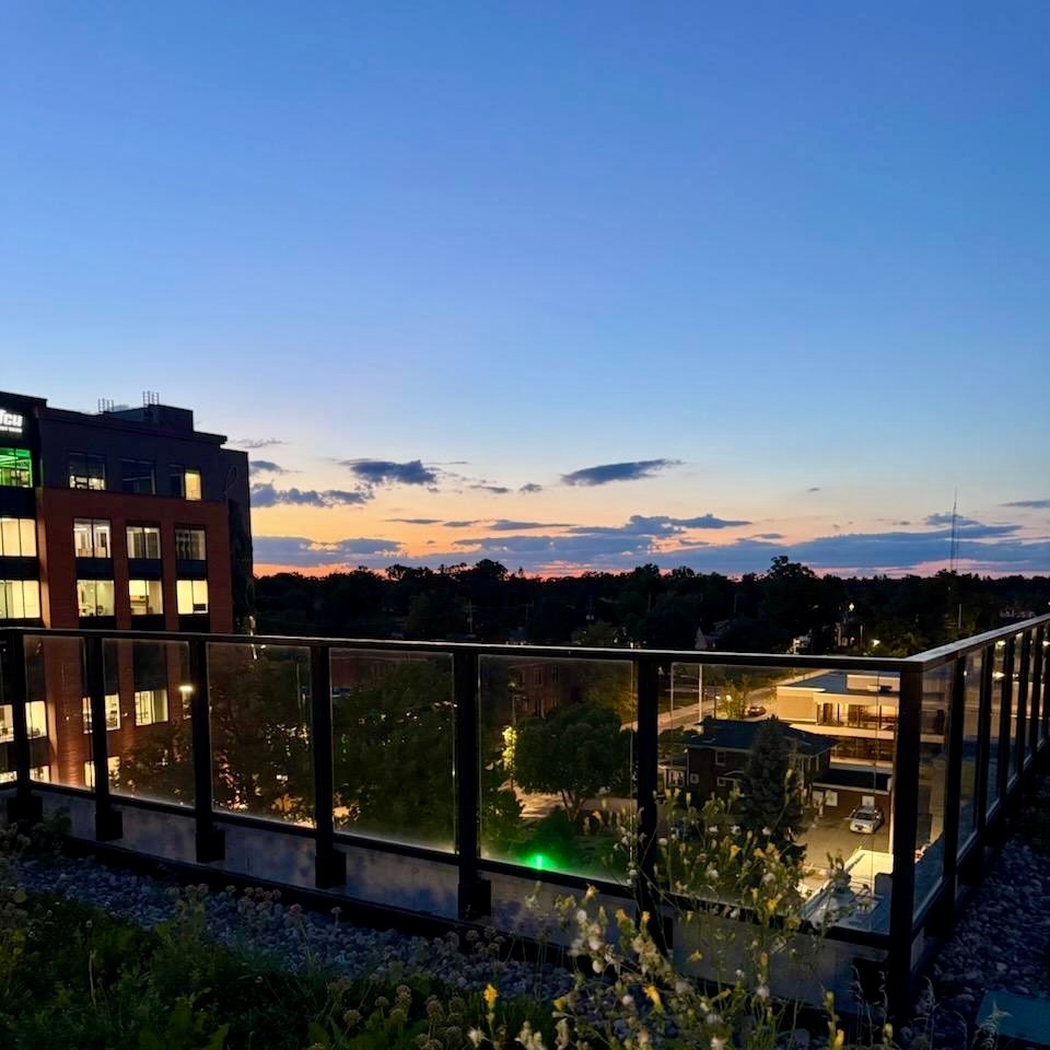 There's nothing quite like watching the sun set over downtow…